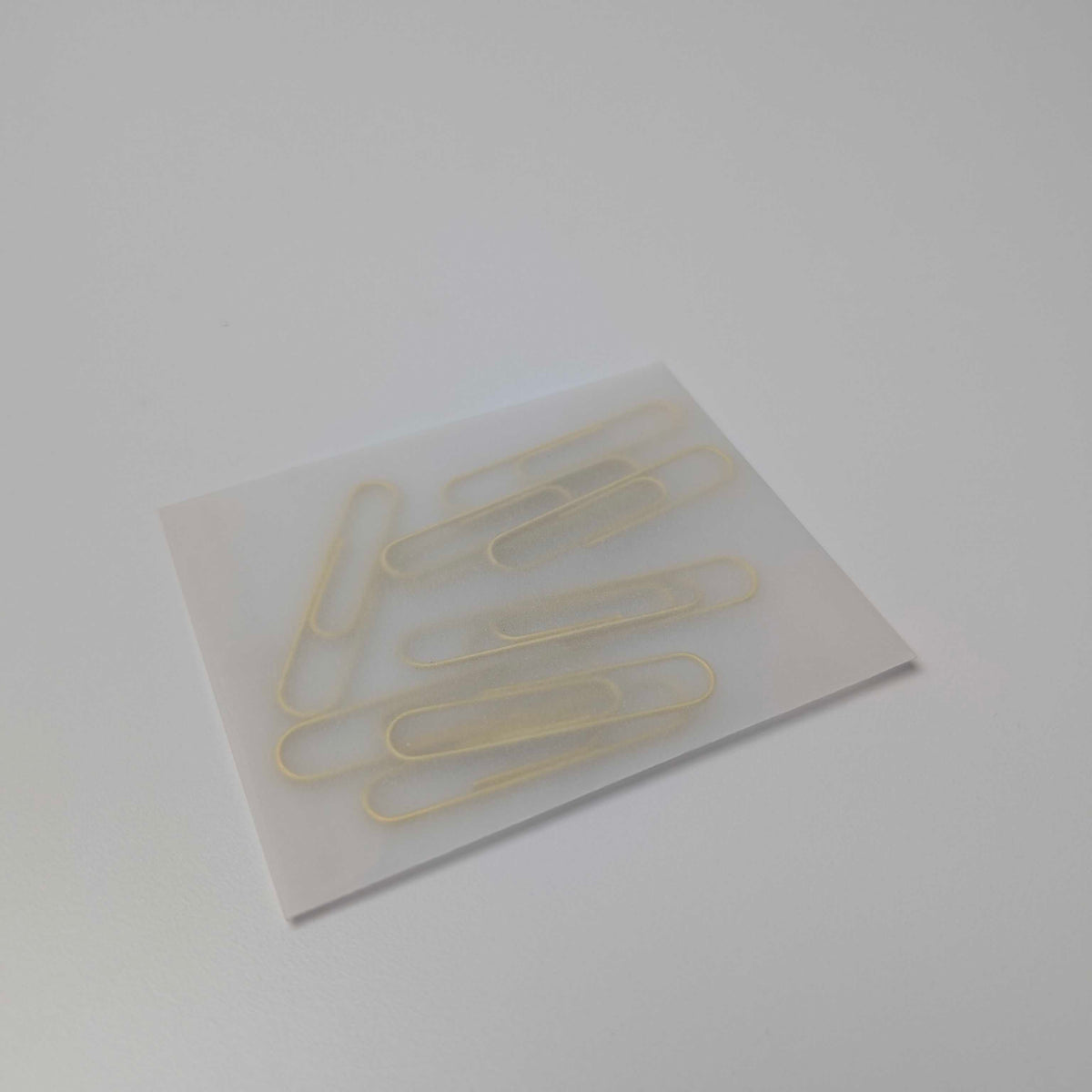 Brass Paper Clips - detail view