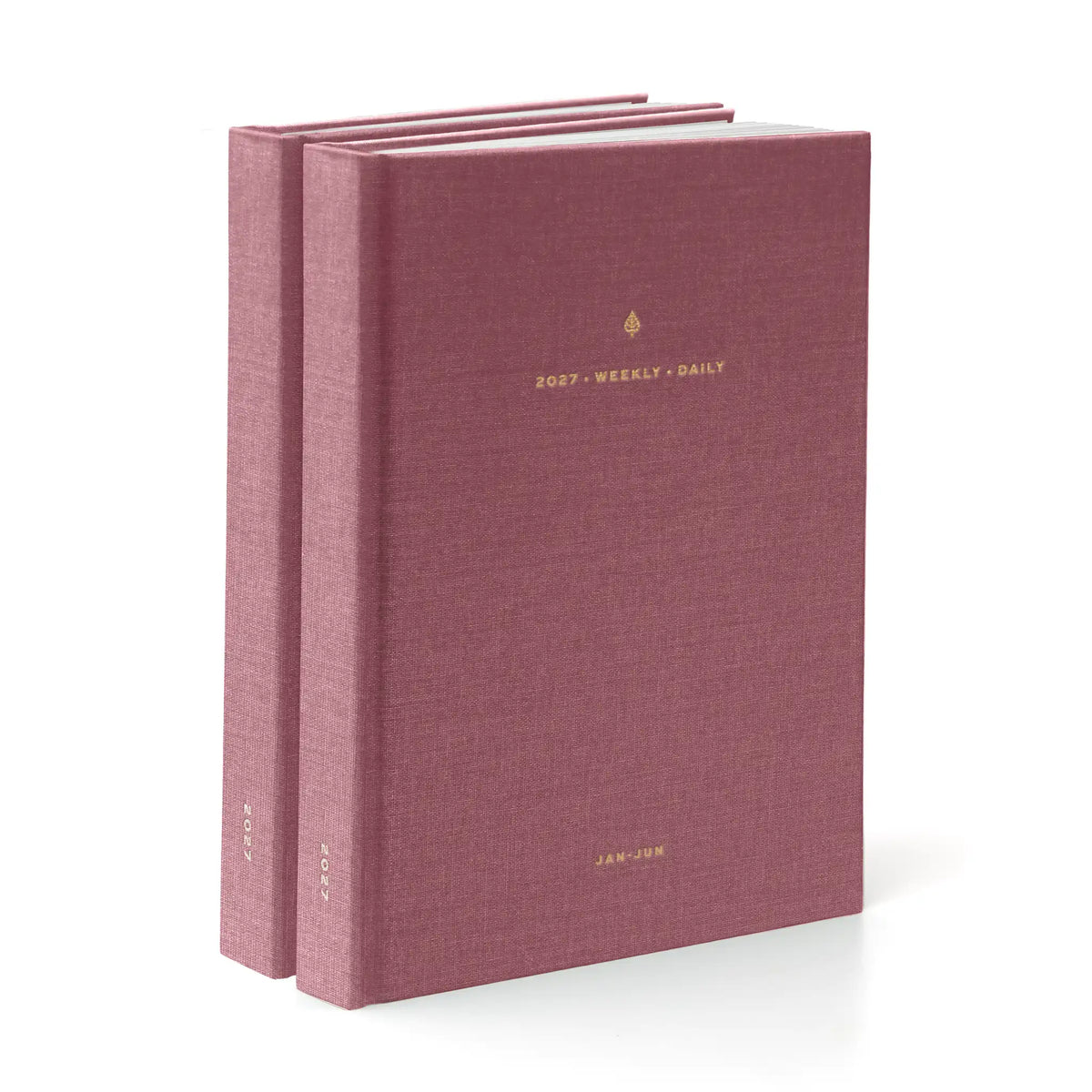 2027 Weekly & Daily Duo (Hardcover, A5, Archivist 120gsm, Minimalist) in Wild Rose #color_wild rose