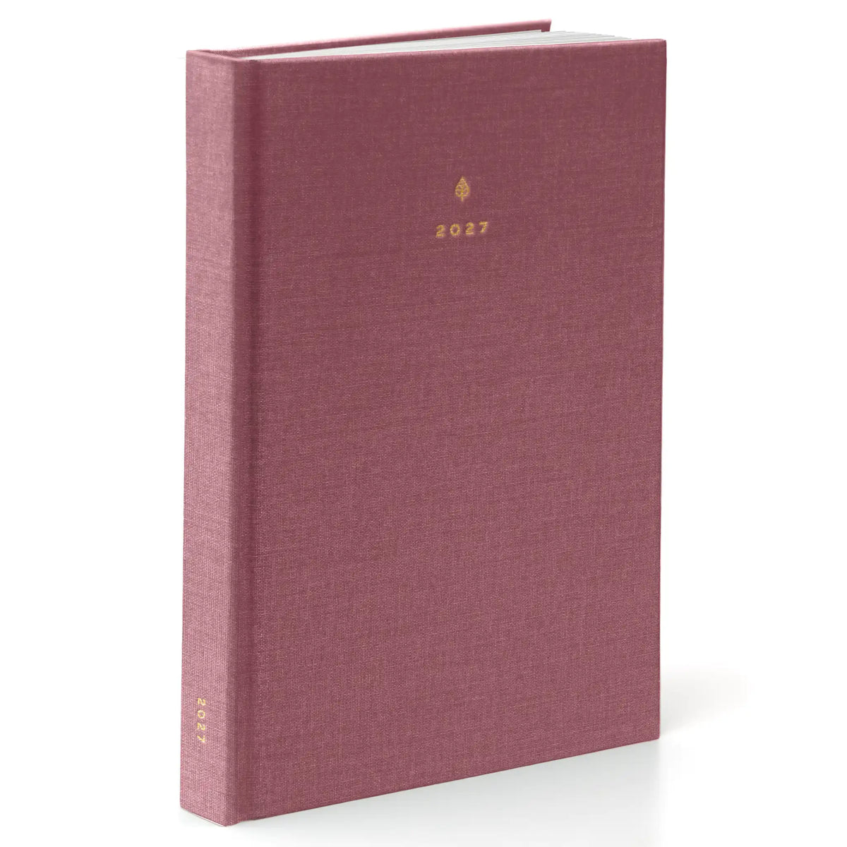 2027 B5 Minimalist Vertical Planner (Hardcover, Heritage 120gsm) in Wild Rose #color_wild rose
