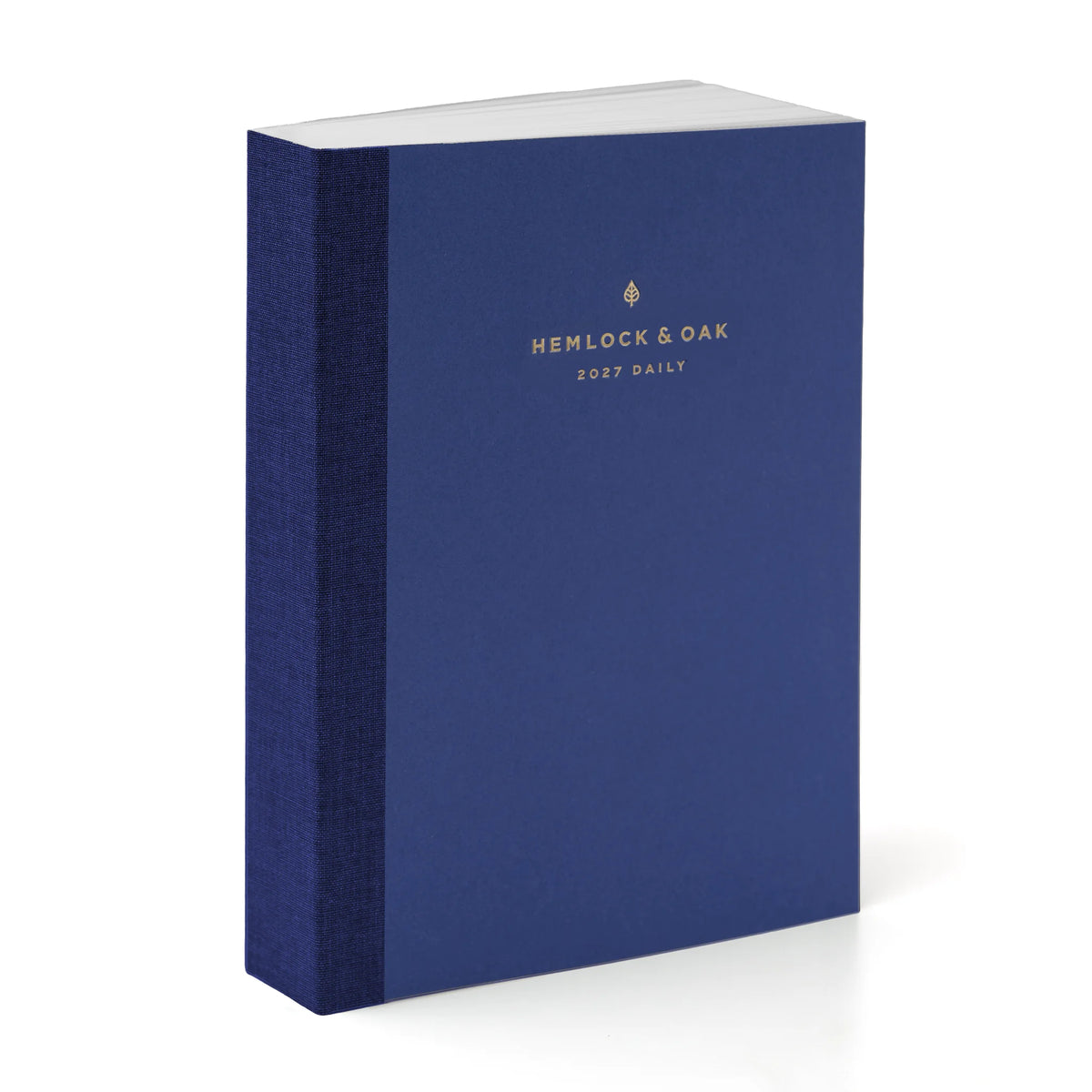 2027 Minimalist Daily Planner (Paper Flex, Heritage 120gsm) in Blueberry #color_blueberry