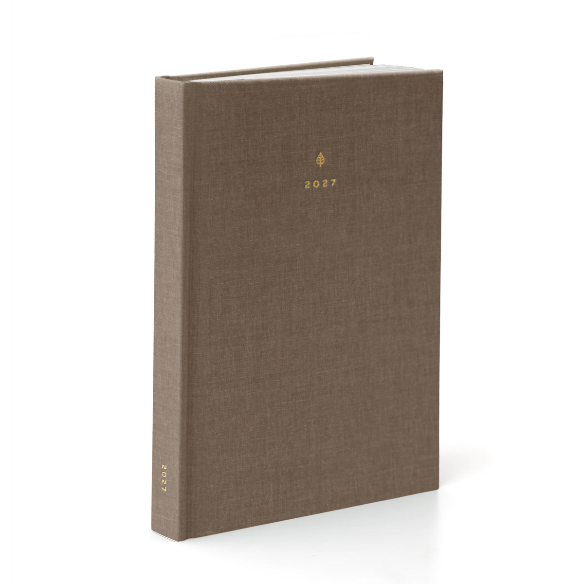 2027 A5 Minimalist Horizontal Planner (Hardcover, Heritage 120gsm) in Fawn #color_fawn