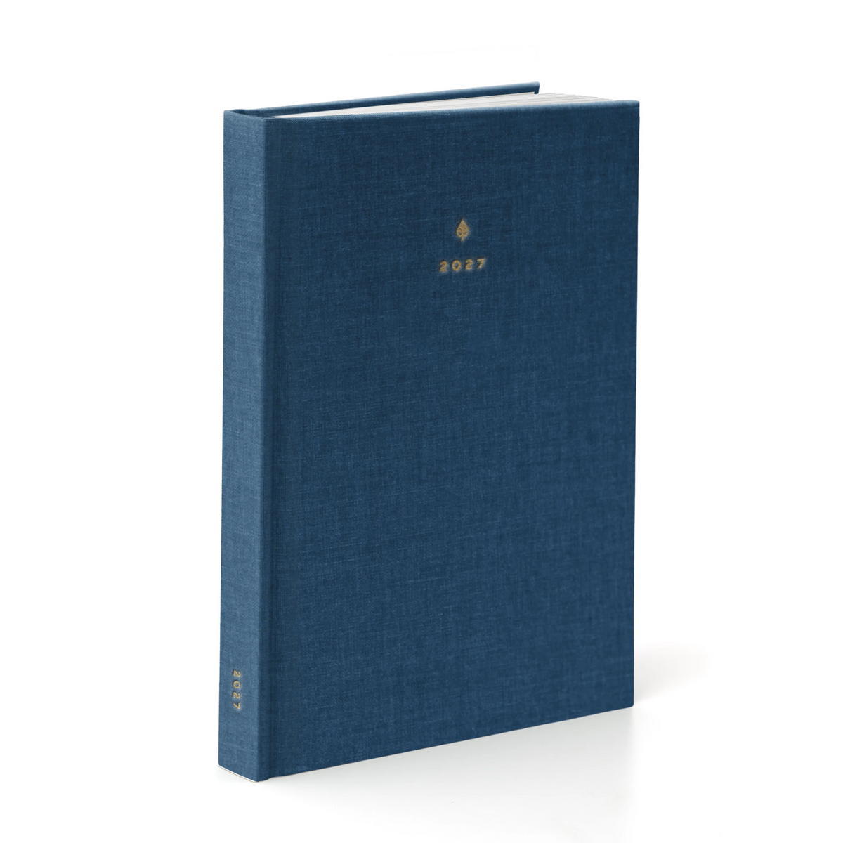 2027 A5 Minimalist Horizontal Planner (Hardcover, Heritage 120gsm) in Riviere #color_riviere