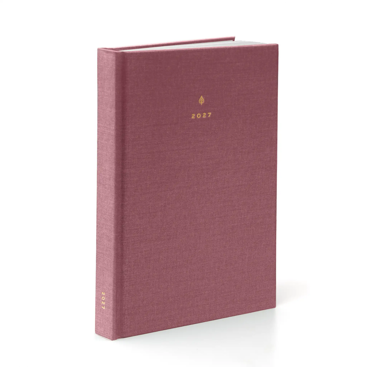2027 A5 Minimalist Vertical Planner (Hardcover, Heritage 120gsm) in Wild Rose #color_wild rose