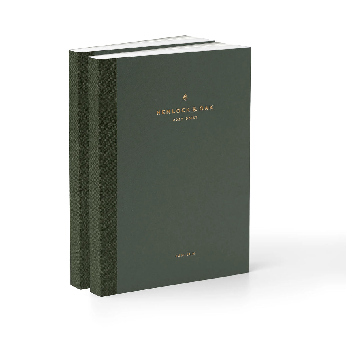 2027 Minimalist Daily Duo (Paper Flex, Heritage 120gsm) in Moss #color_moss