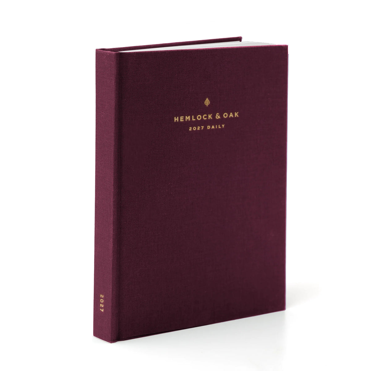 2027 Signature Daily Planner (Hardcover, A5+, Archivist 70gsm) in Mulberry #color_mulberry