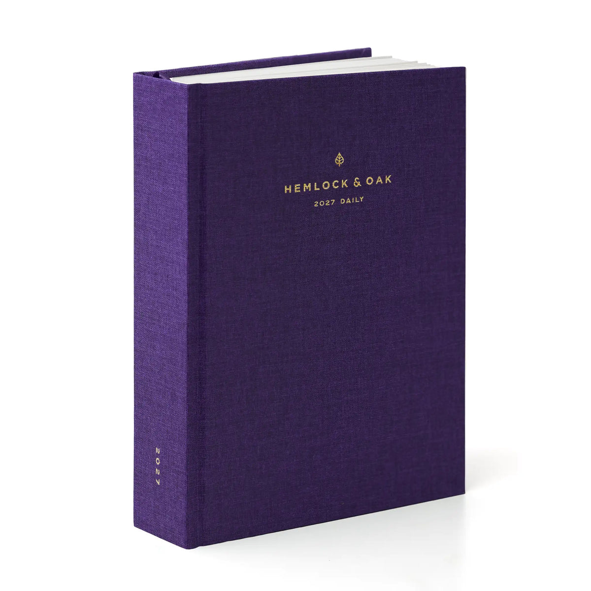 2027 Minimalist Daily Planner Hardcover in Aura #color_Aura