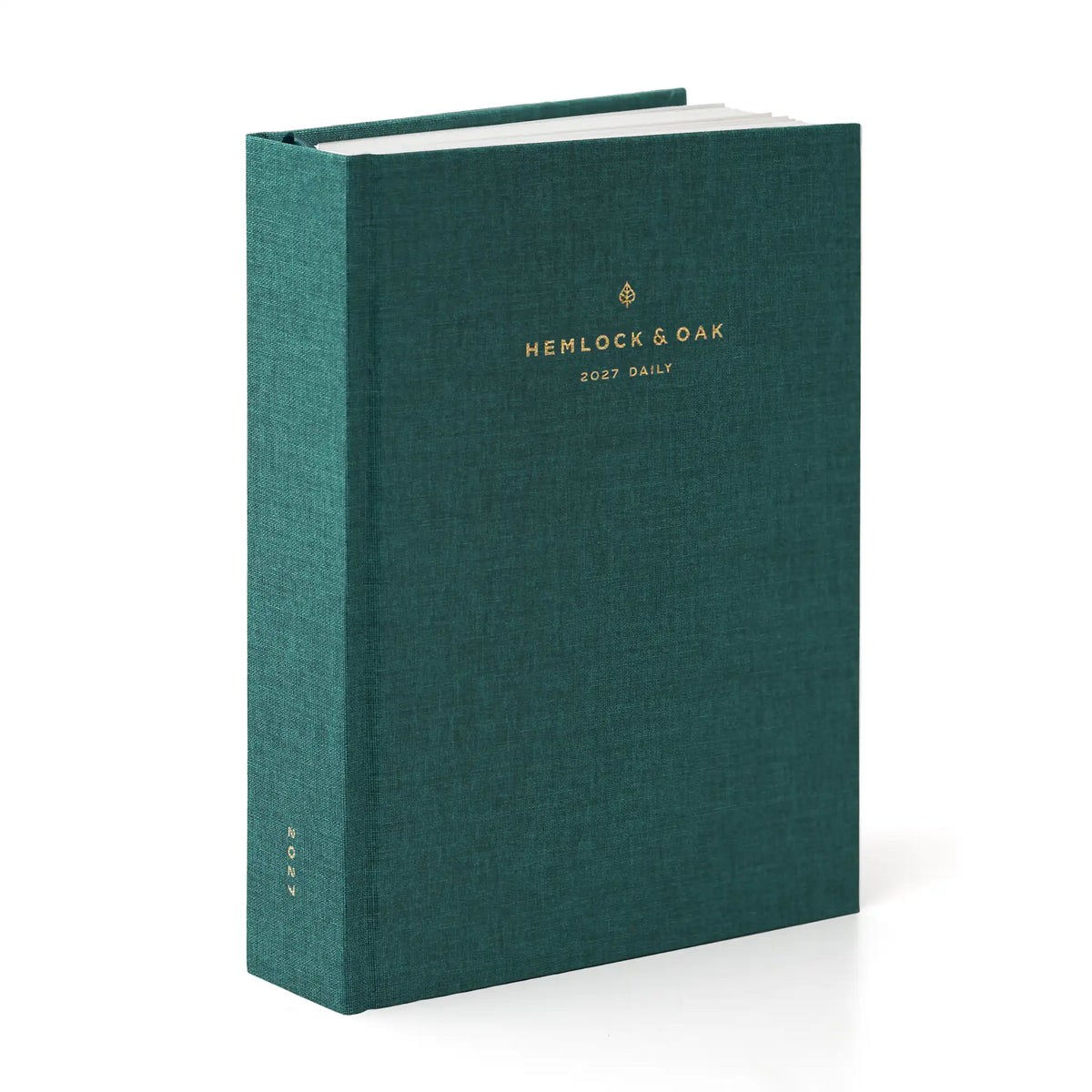 2027 Minimalist Daily Planner (Hardcover, Heritage 120gsm) in Enchanted Forest #color_enchanted forest