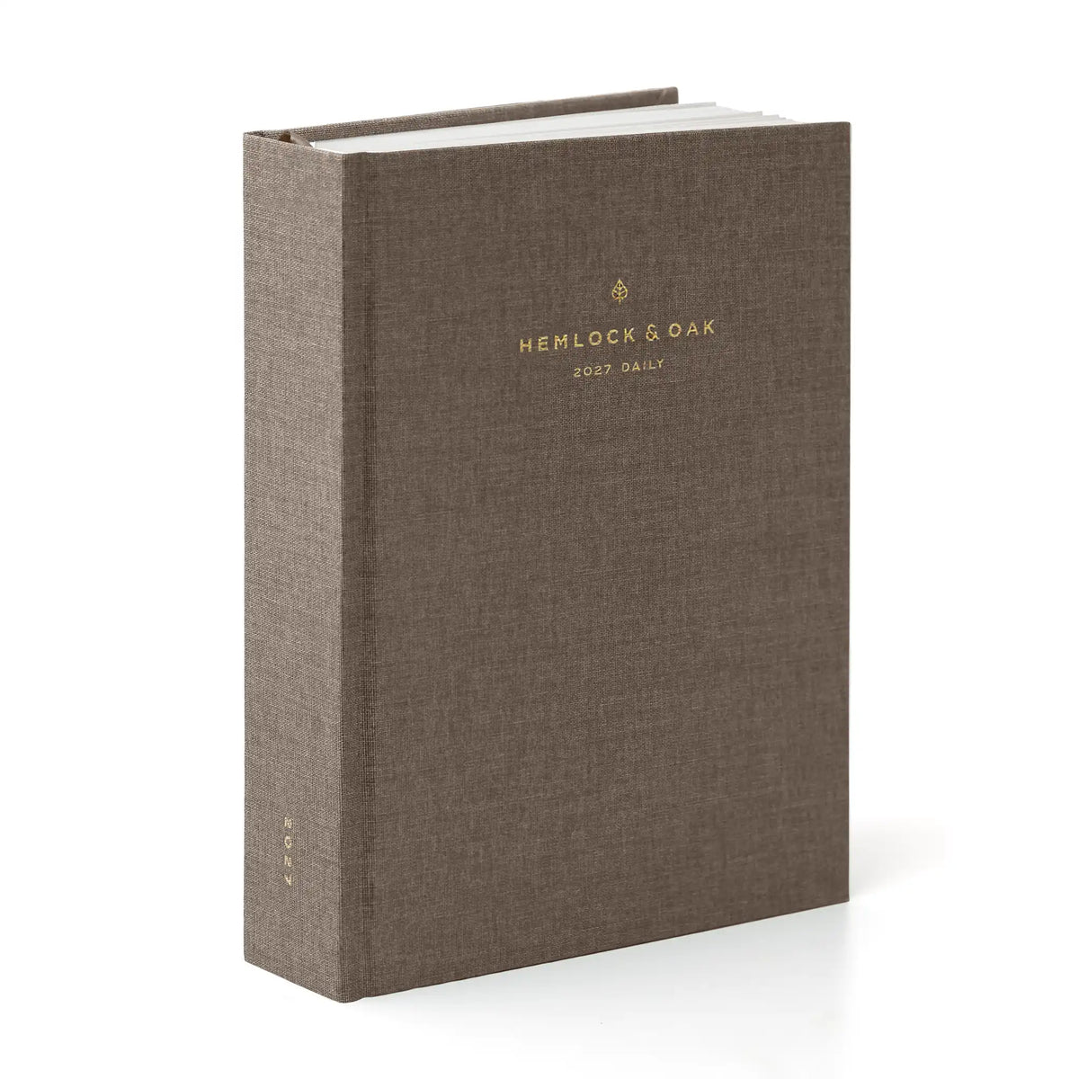 2027 Minimalist Daily Planner (Hardcover, Heritage 120gsm) in Fawn #color_fawn