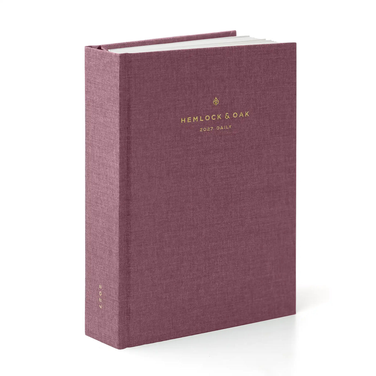 2027 Minimalist Daily Planner (Hardcover, Heritage 120gsm) in Wild Rose #color_wild rose