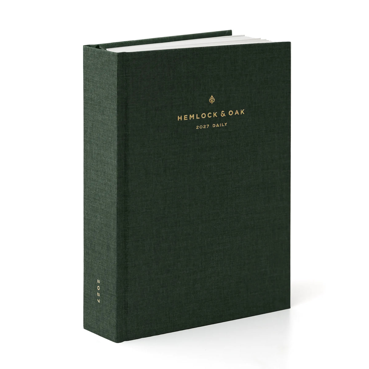 2027 Minimalist Daily Planner (Hardcover, Heritage 120gsm) in Woodlands #color_woodlands