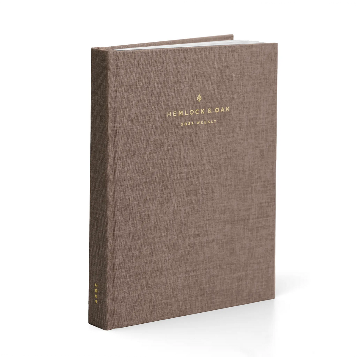 2027 Weekly Planner (Hardcover, Vertical, Heritage 120gsm) in Fawn #color_fawn