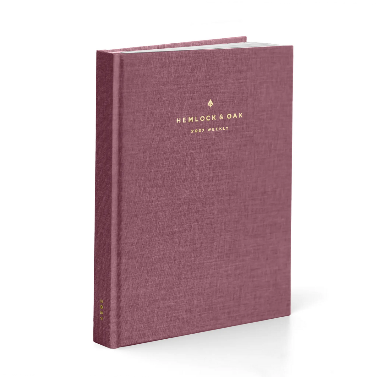 2027 Sunday Start Weekly Planner (Hardcover, Vertical, Heritage 120gsm) in Wild Rose #color_wild rose
