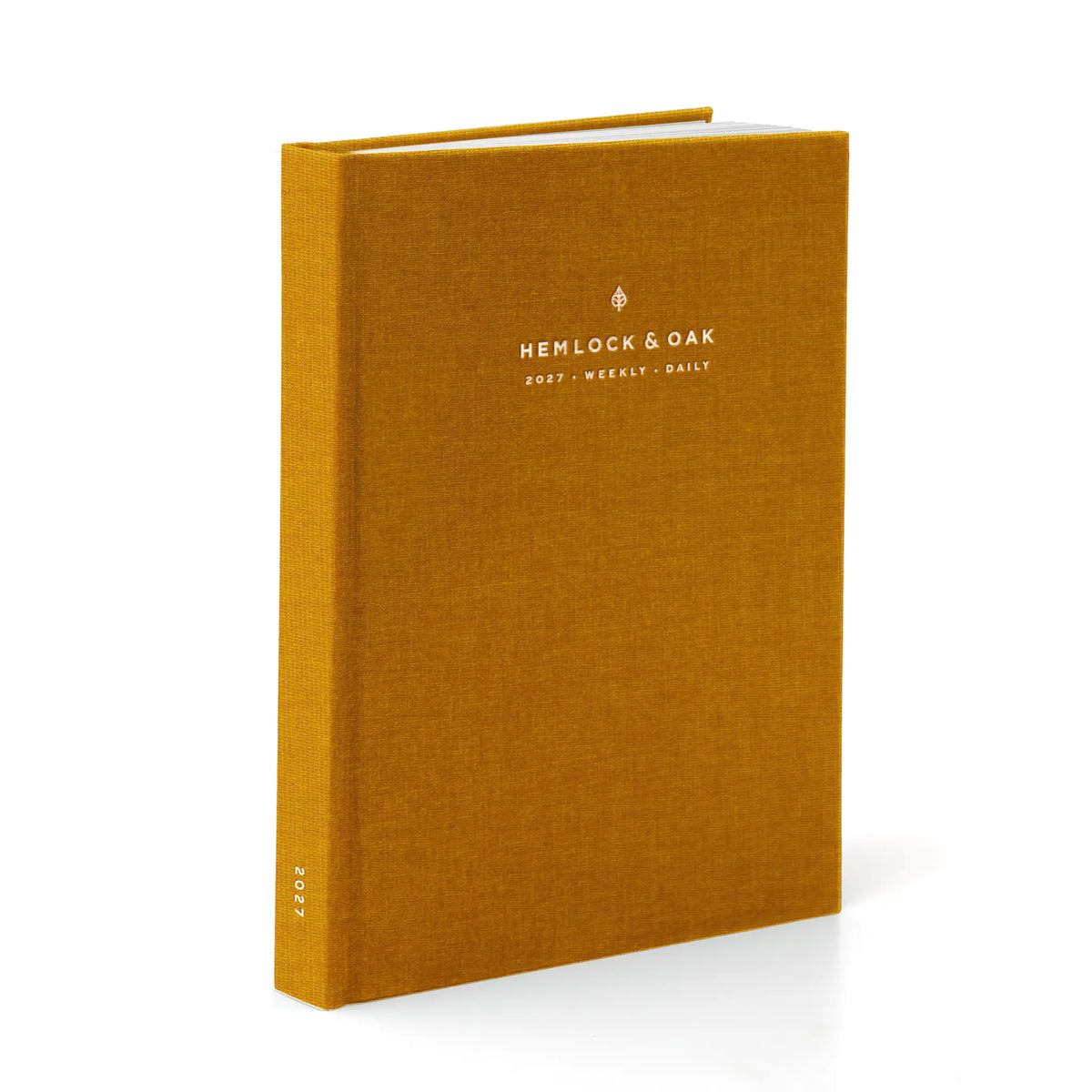 2027 Weekly & Daily Vertical Planner (Hardcover, 70gsm) in Clementine #color_clementine