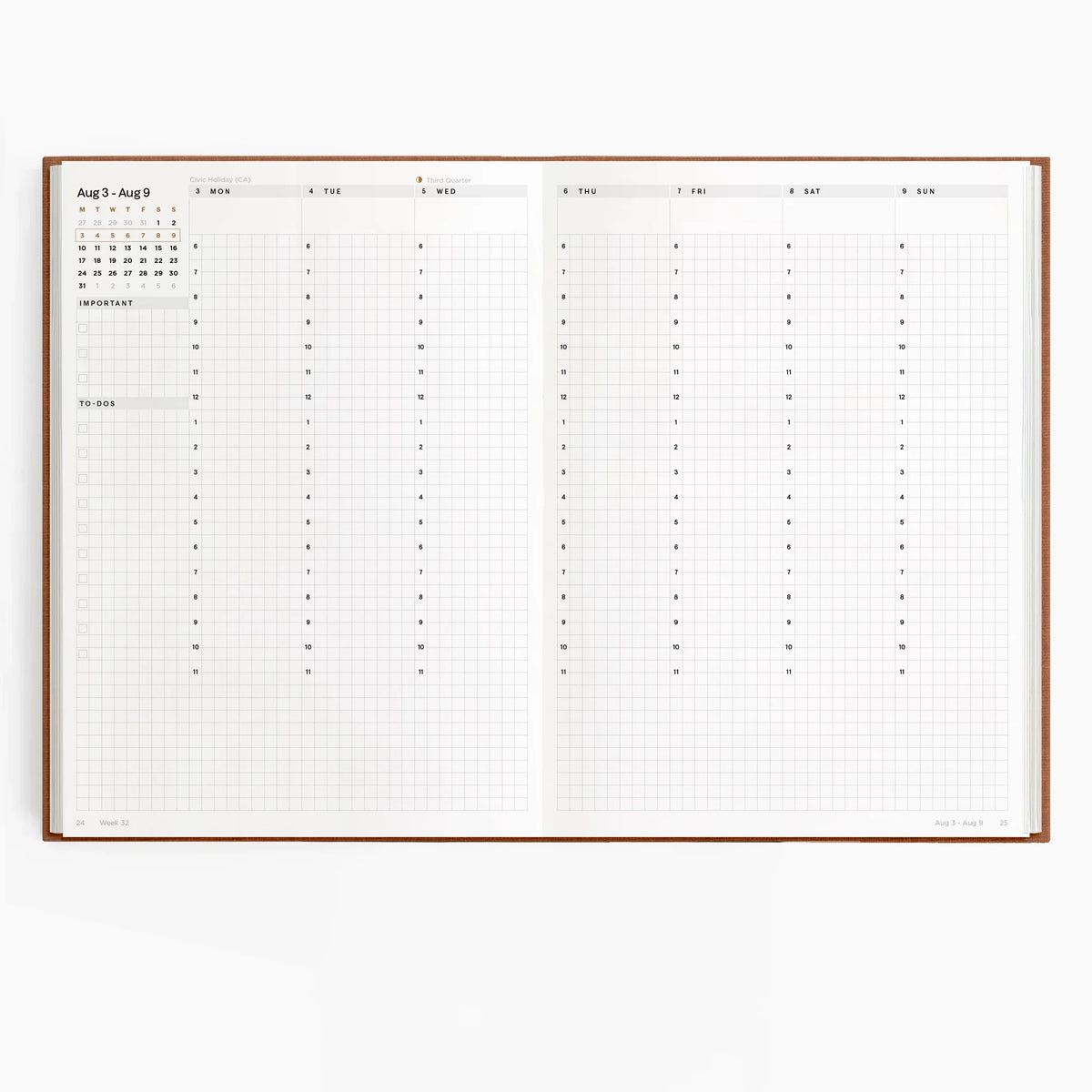26-27 Academic Planner (Cloth Flex, A5, Archivist 70gsm) in Autumnal #color_autumnal