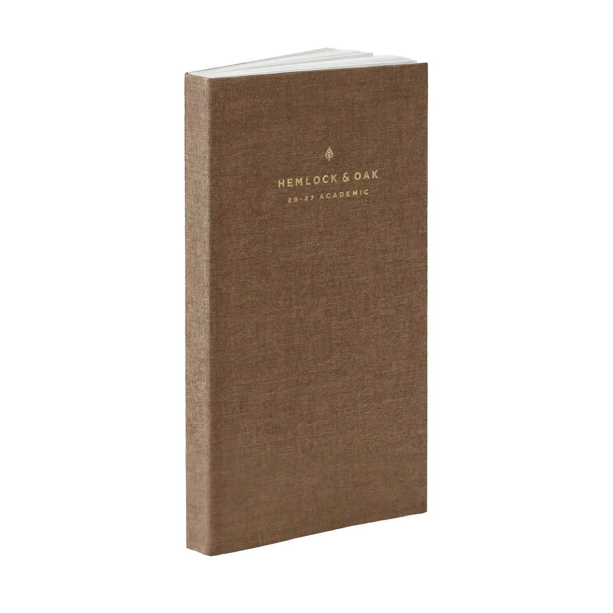 26-27 Academic Planner (Cloth Flex, Compact, Archivist 70gsm) in Fawn #color_fawn