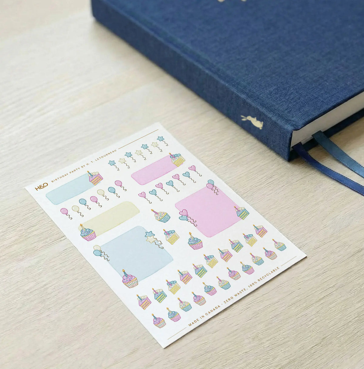 Birthday Party Stickers - detail view