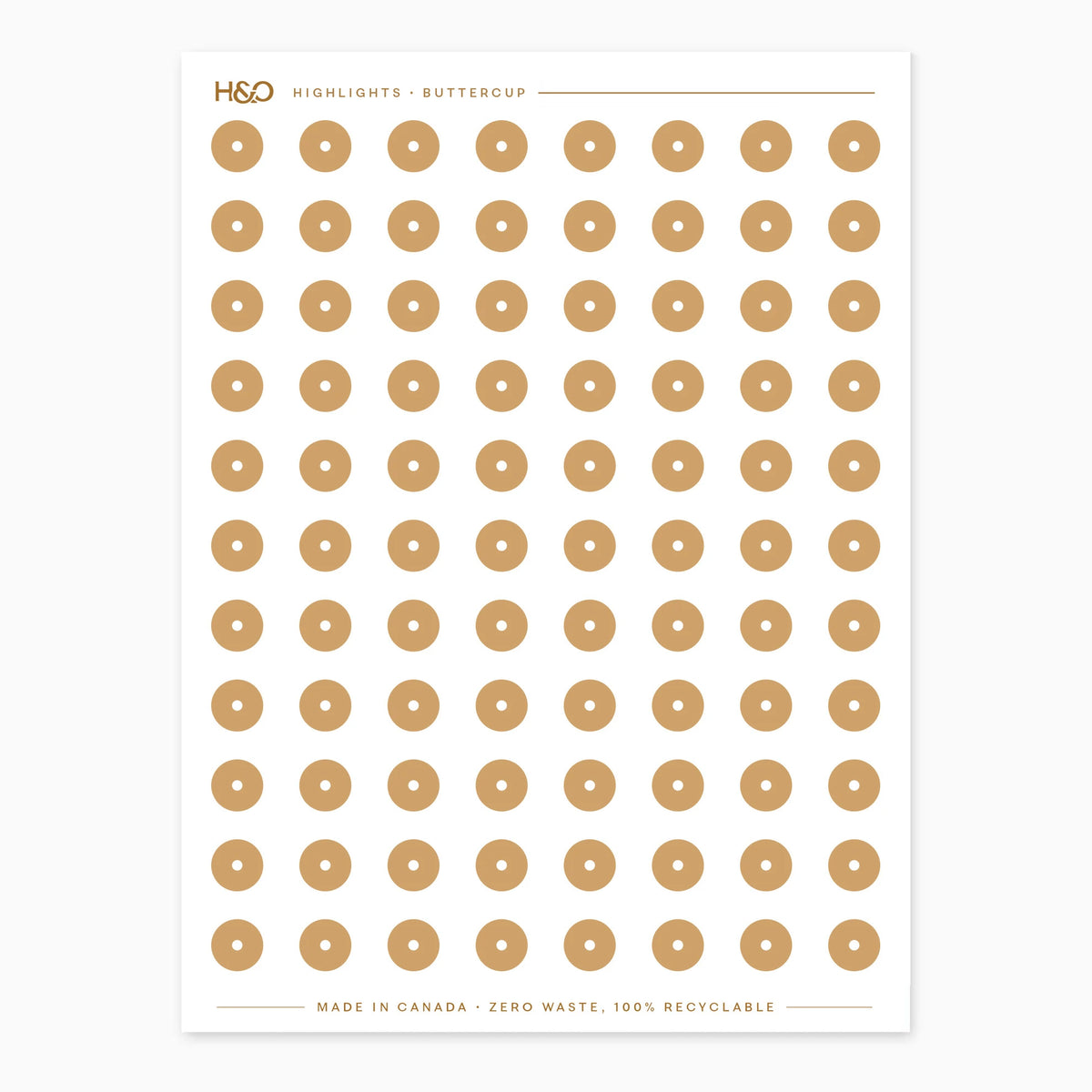 Highlights Stickers in Buttercup #color_buttercup