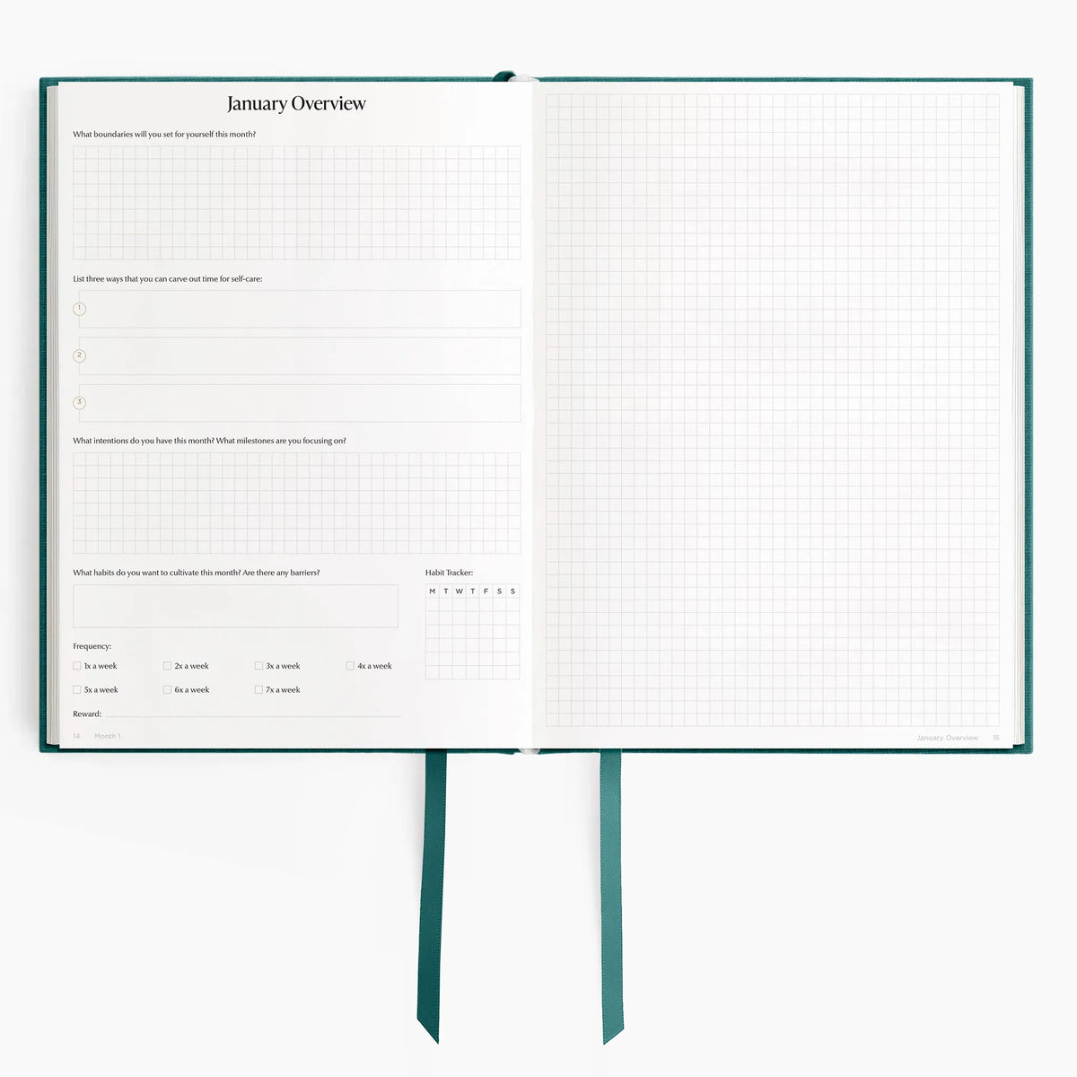 Hemlock & Oak dated planners in Enchanted Forest #color_enchanted forest