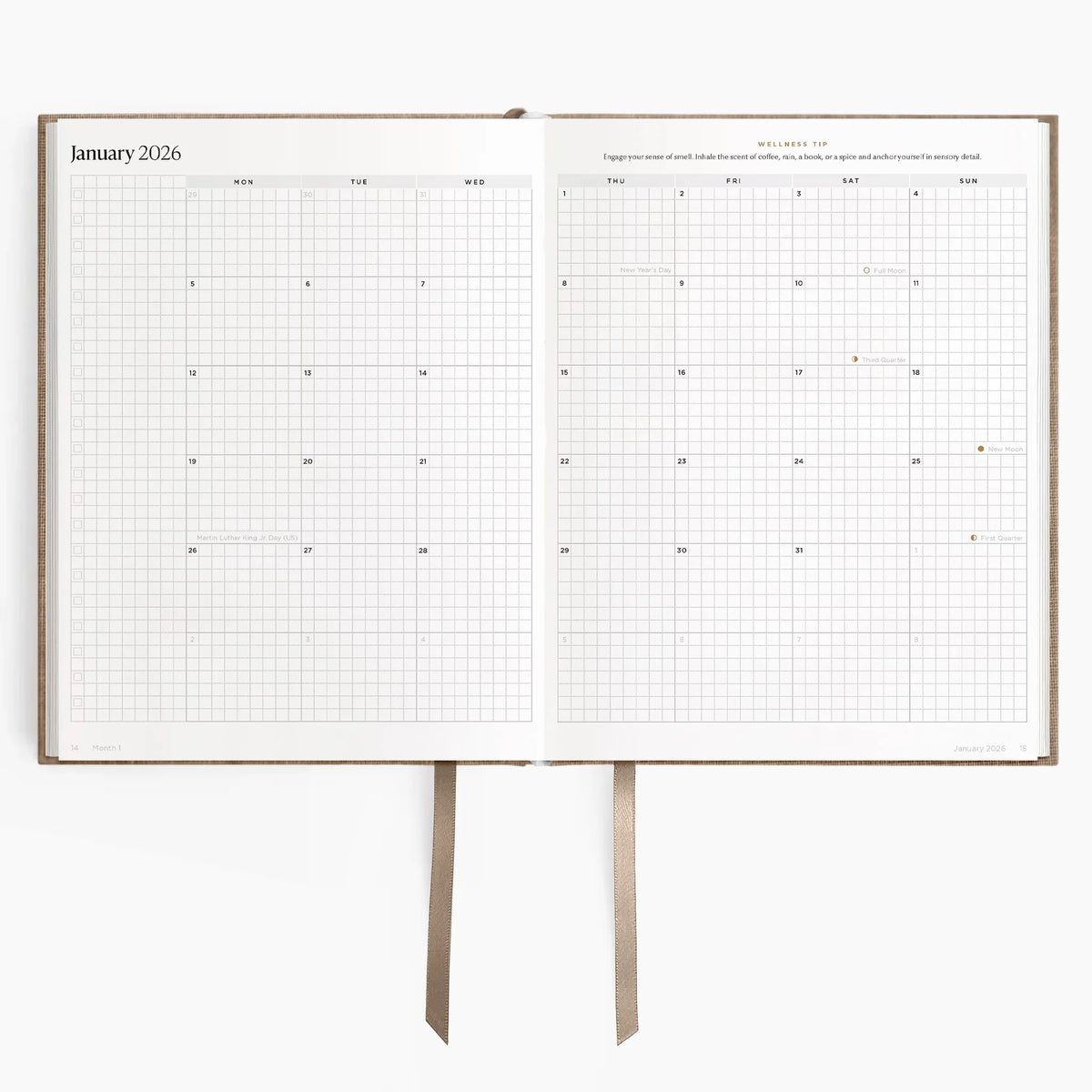 Hemlock & Oak dated planners in Fawn #color_fawn