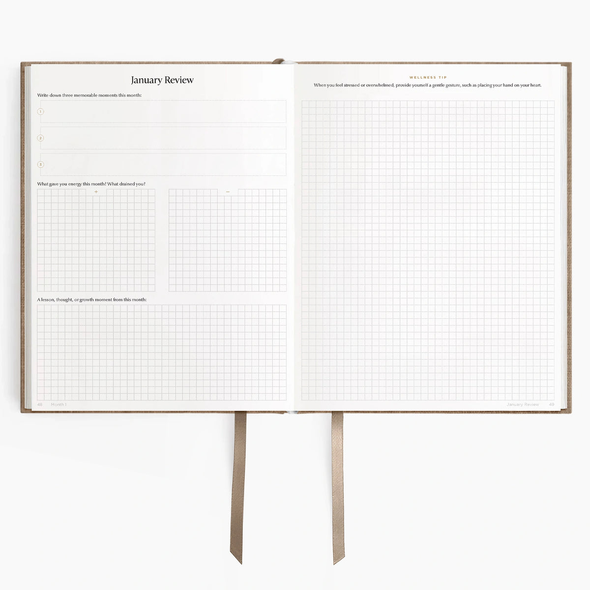 Hemlock & Oak dated planners in Fawn #color_fawn