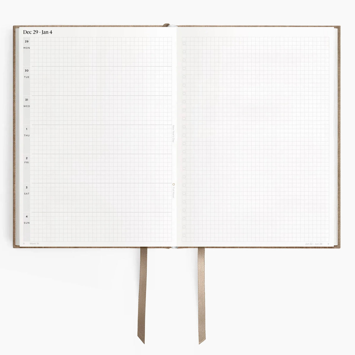 Hemlock & Oak dated planners in Fawn #color_fawn