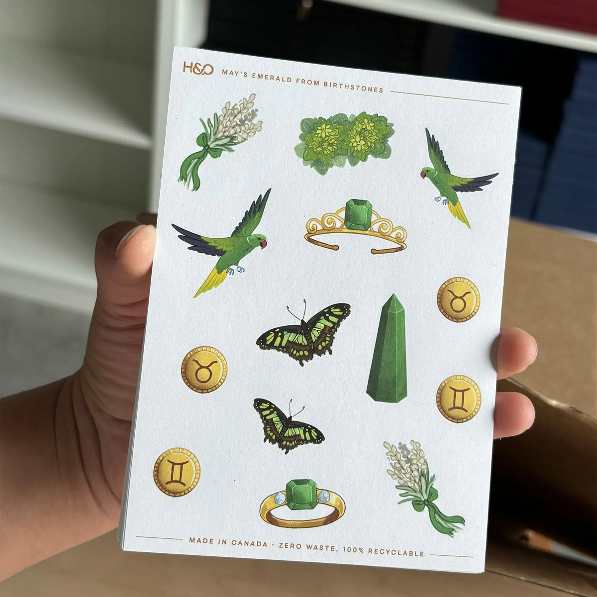 Birthstones Stickers - detail view