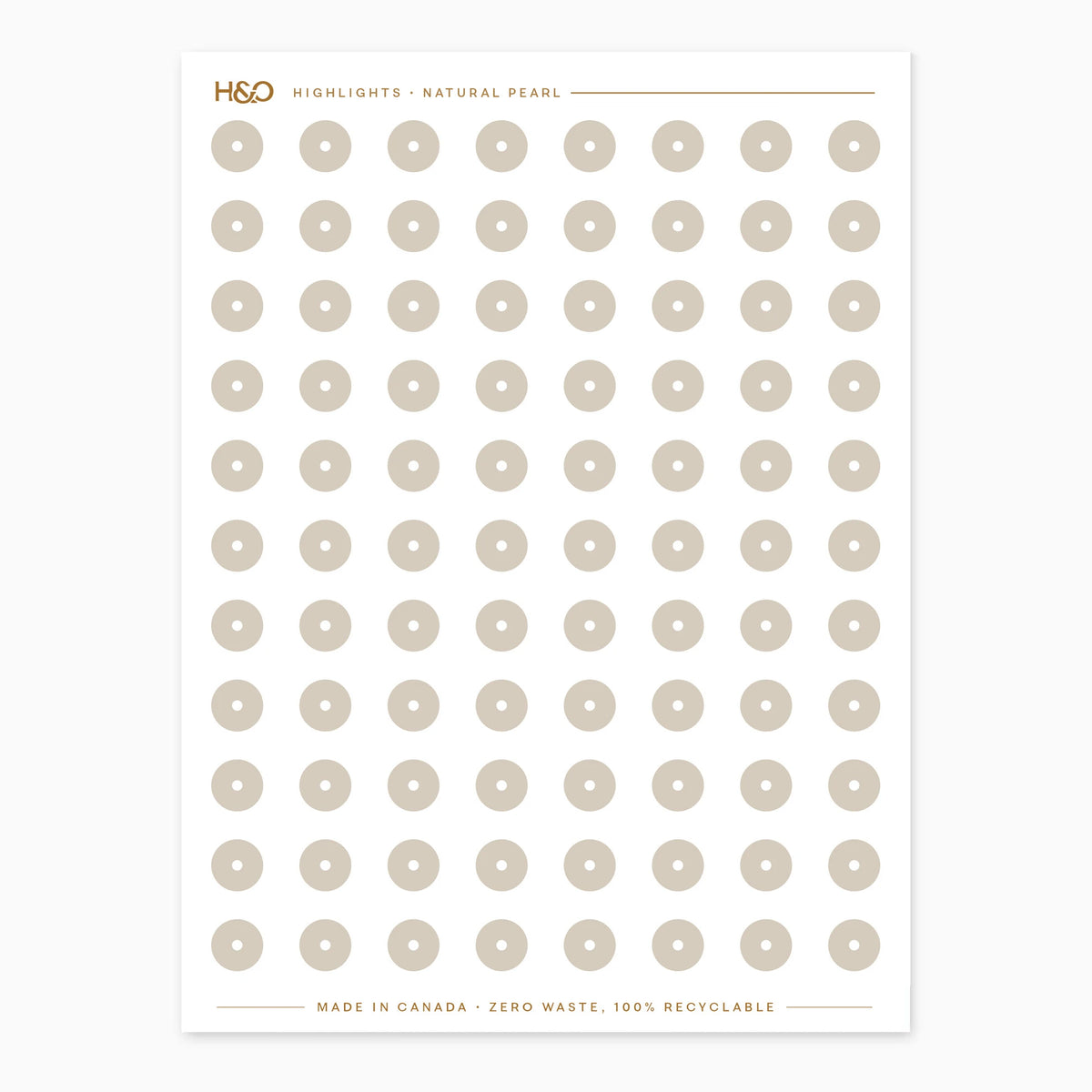 Highlights Stickers in Natural Pearl #color_natural pearl