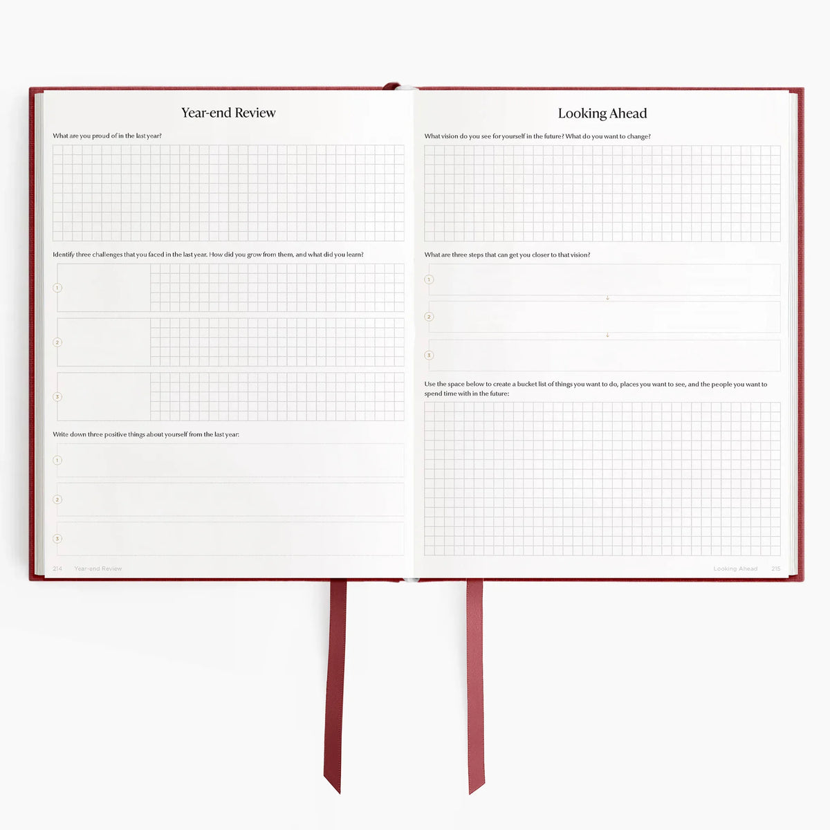 Hemlock & Oak dated planners in Scarlet Oak #color_scarlet oak
