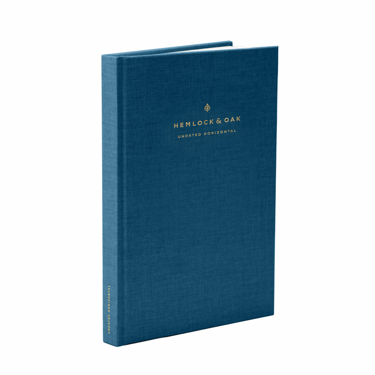 Undated Horizontal Weekly Planner (12-Month, Hardcover, 120gsm) in Rivière #color_rivière