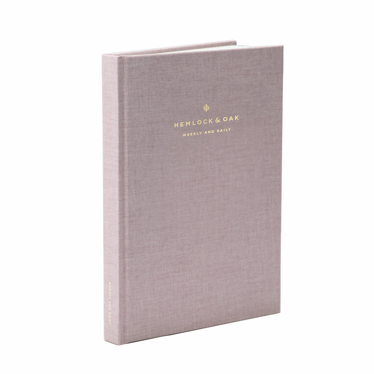 Undated Weekly & Daily Planner (12-Month, Hardcover, 70gsm) in Deep Aster #color_deep aster