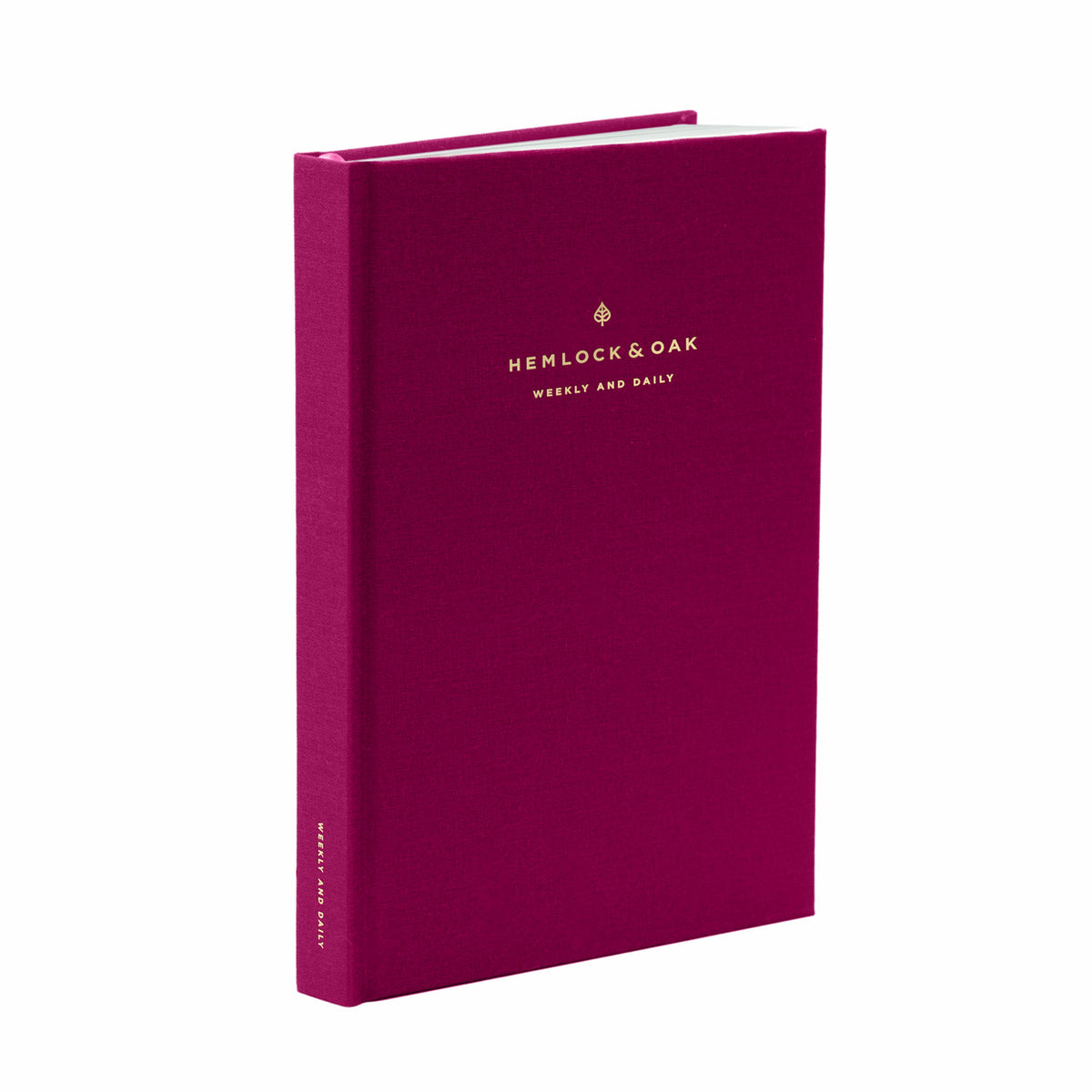 Undated Weekly & Daily Planner (12-Month, Hardcover, 70gsm) in Snapdragon #color_snapdragon