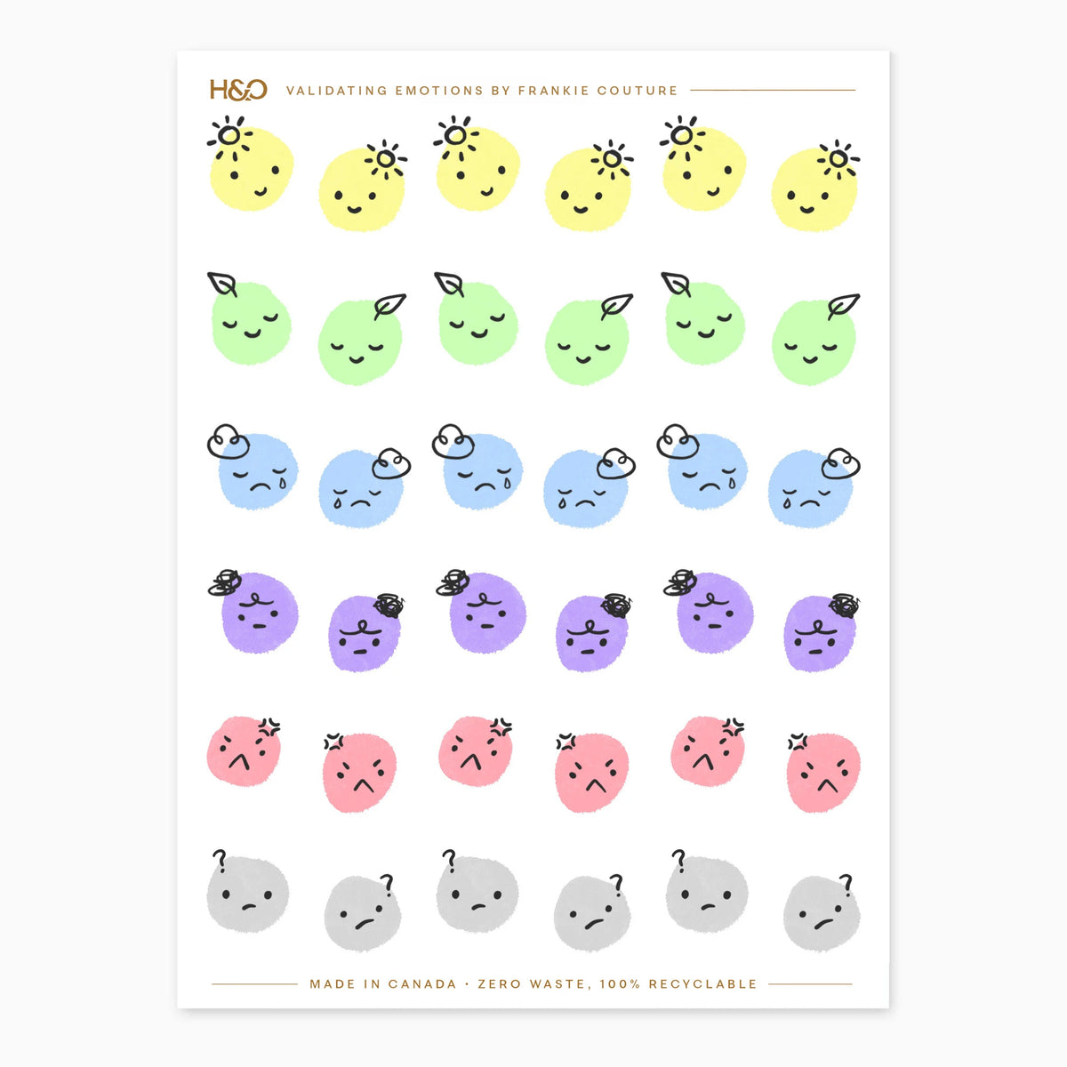 Validating Emotions Stickers - Planner Stickers