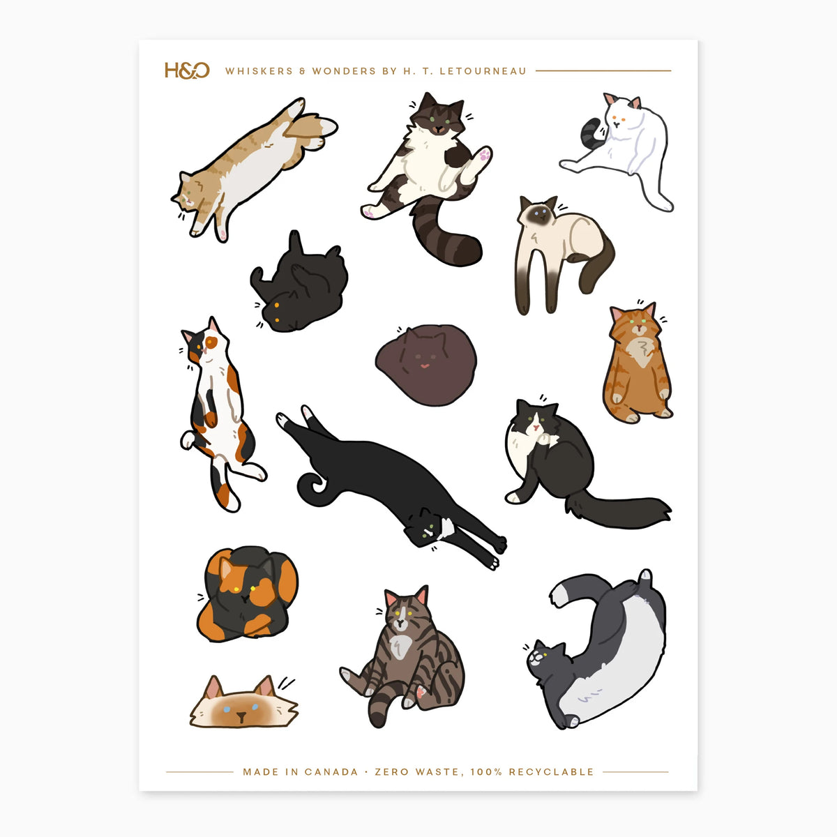Whiskers and Wonders Stickers - Planner Stickers