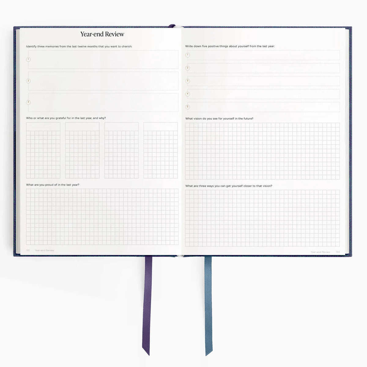 Hemlock & Oak dated planners in Wild Indigo #color_wild indigo