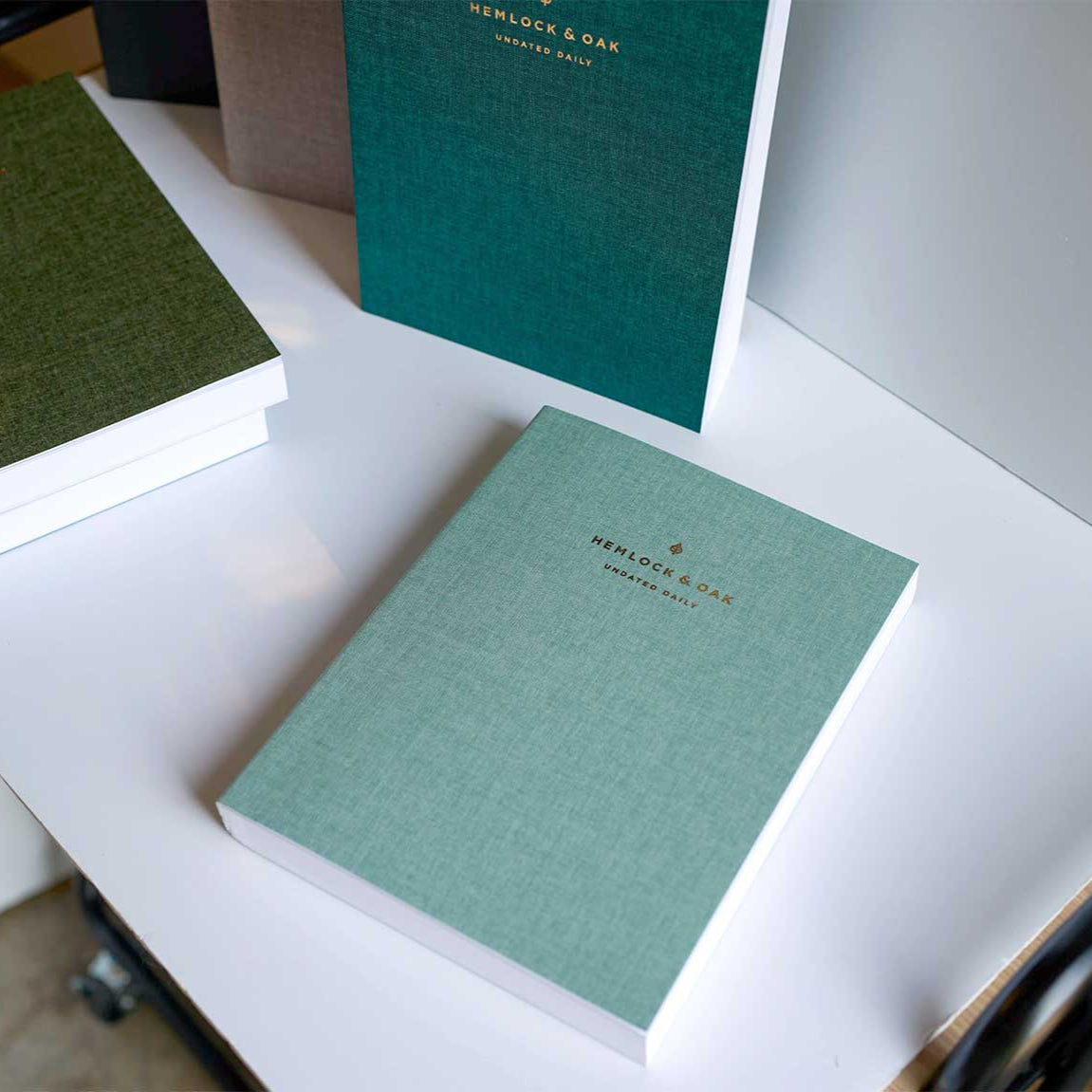 Imperfect Undated Vertical Weekly Planner (Cloth Flex, 120gsm) - detail view