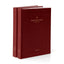 2027 Daily Duo B: Jul-Dec (Hardcover, Heritage 120gsm) in Scarlet Oak - detail view #color_scarlet oak