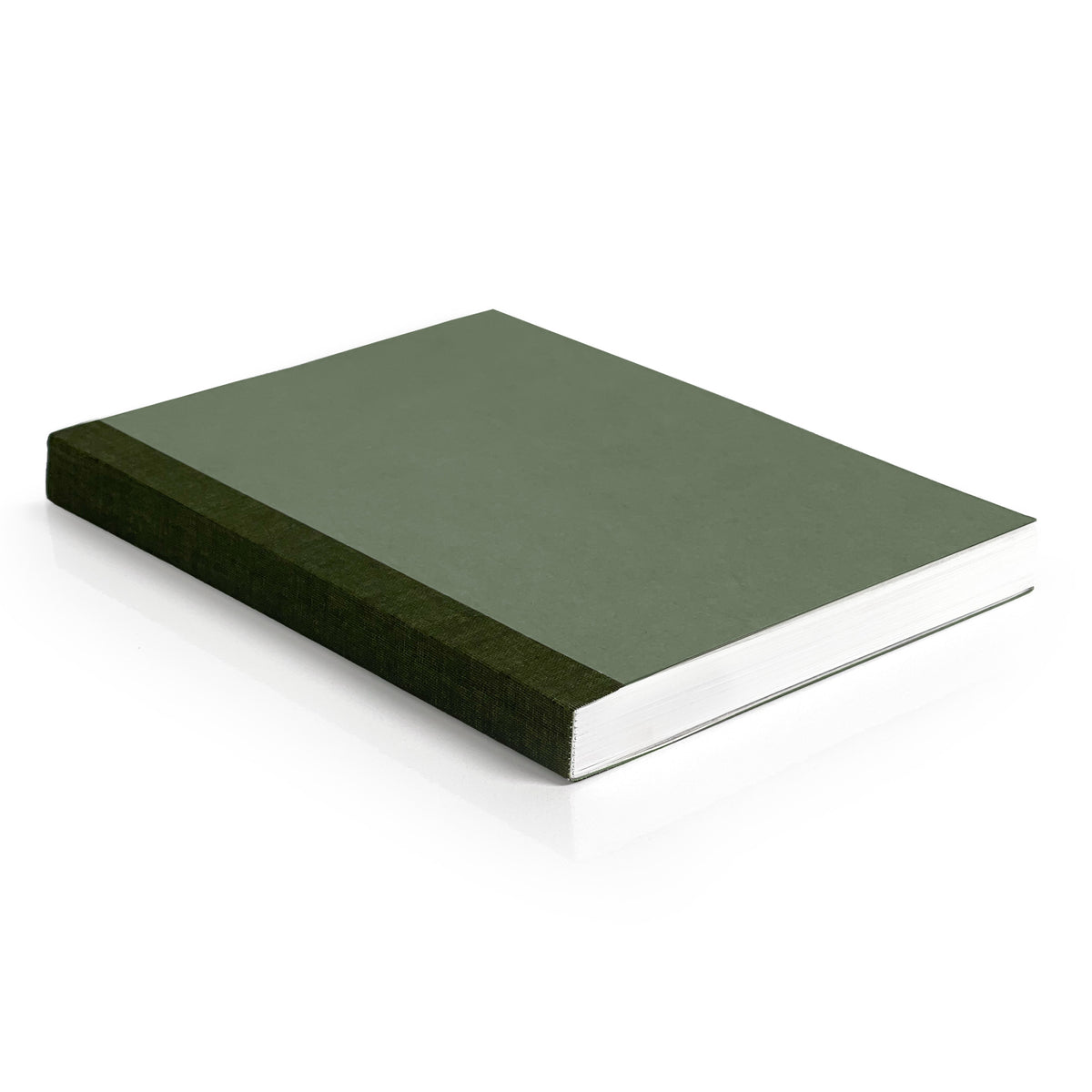 Undated Horizontal Weekly Planner (12-Month, Paper Flex, 120gsm) in Moss #color_moss