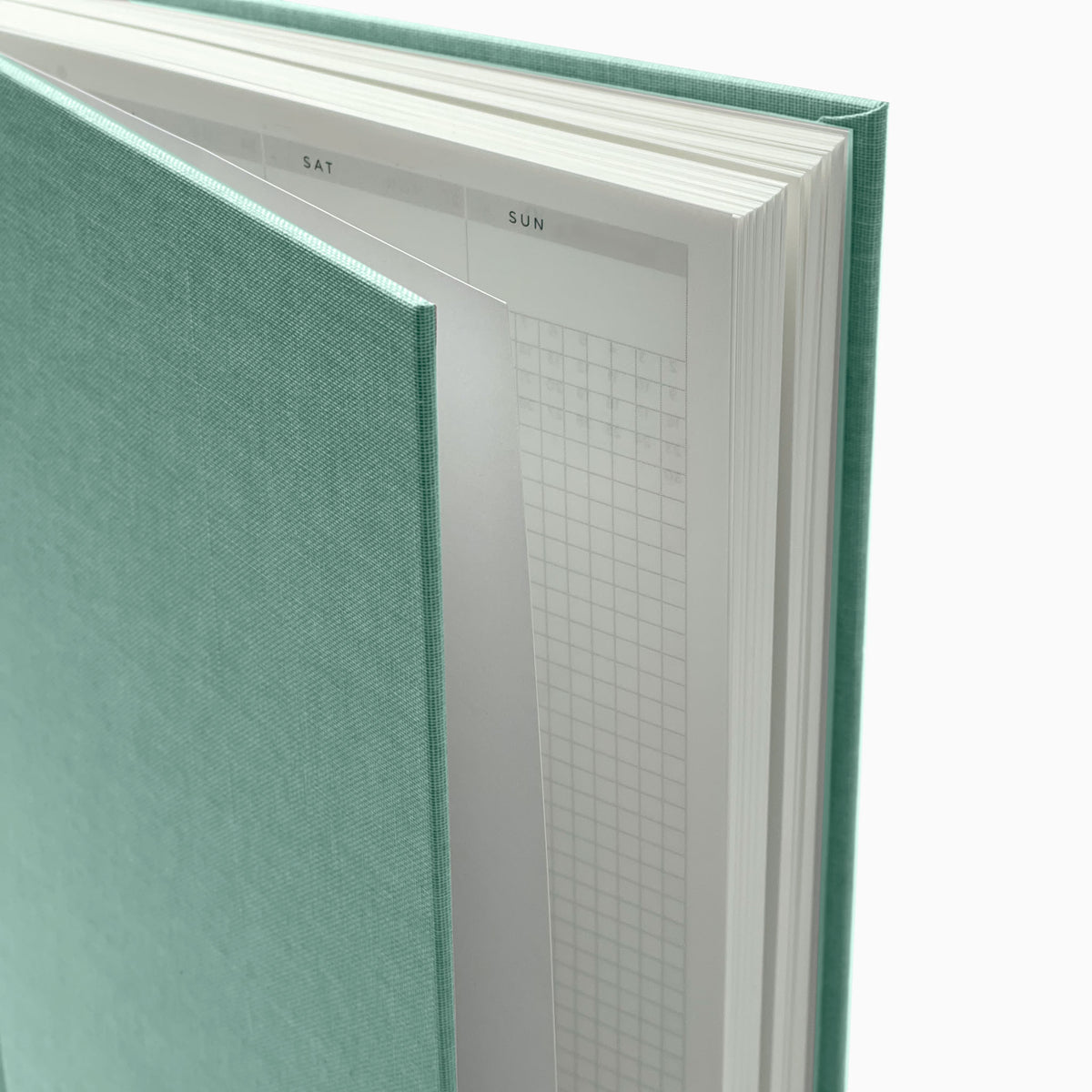 Undated Weekly & Daily Planner (12-Month, Hardcover, 70gsm) in Moonflower #color_moonflower