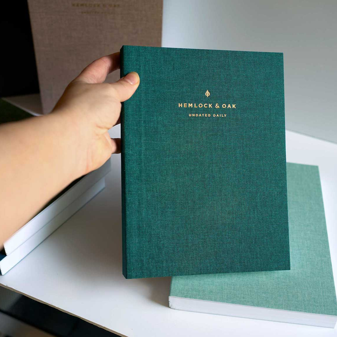 Imperfect Undated Vertical Weekly Planner (Cloth Flex, 120gsm) - detail view