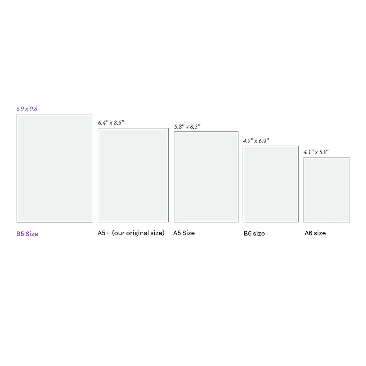 Hemlock & Oak 2027 dated planner - detail view