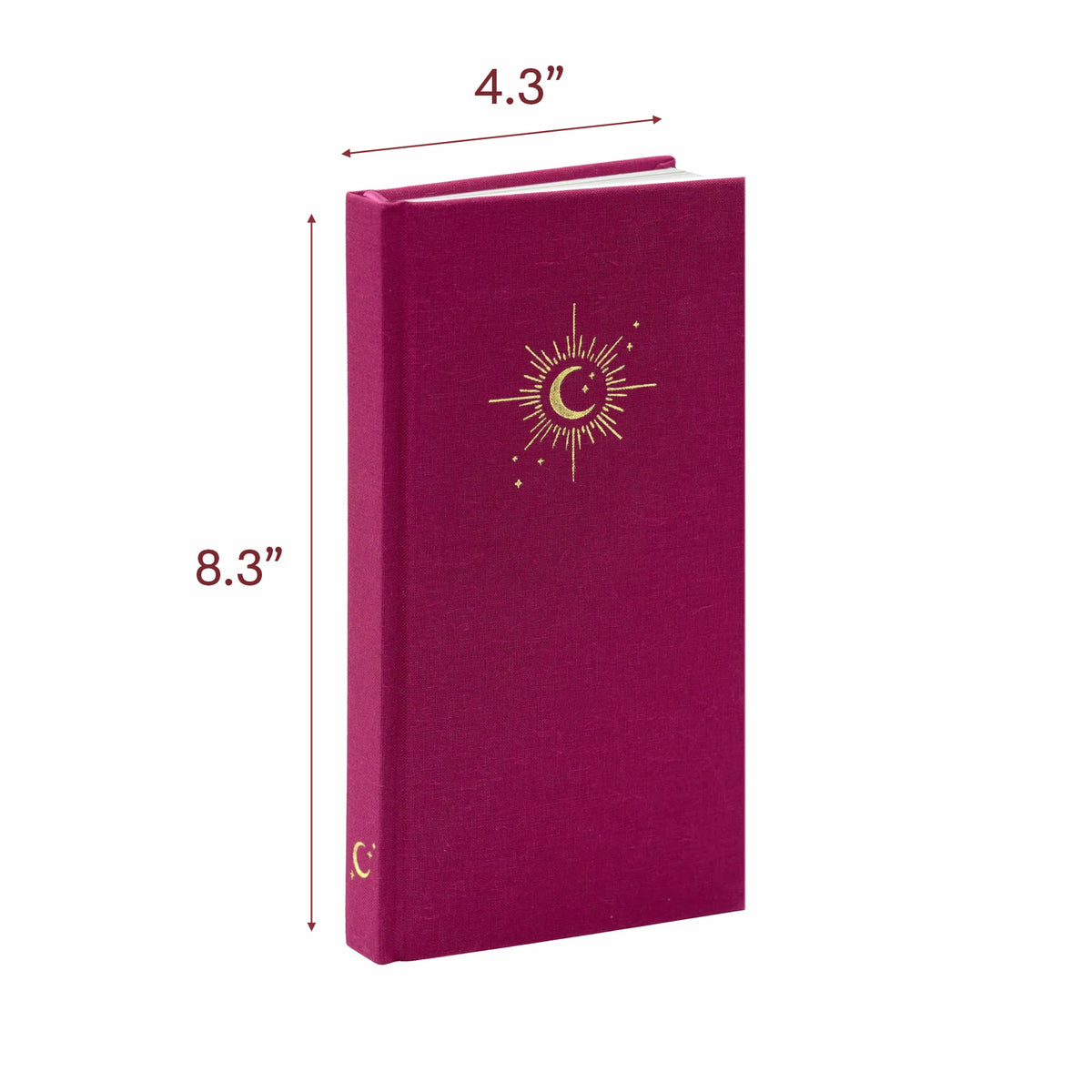 Imperfect Lunar Graph Notebook in Wild Orchid #color_wild orchid