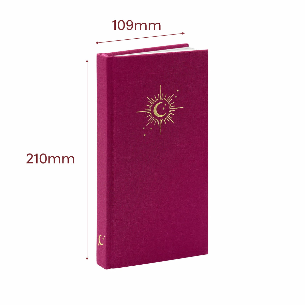 Imperfect Lunar Graph Notebook in Wild Orchid #color_wild orchid