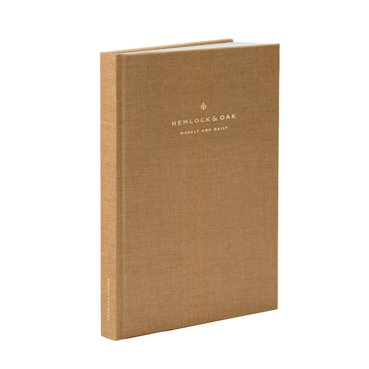 Undated Weekly & Daily Planner (12-Month, Hardcover, 70gsm) in Buttercup - detail view #color_buttercup