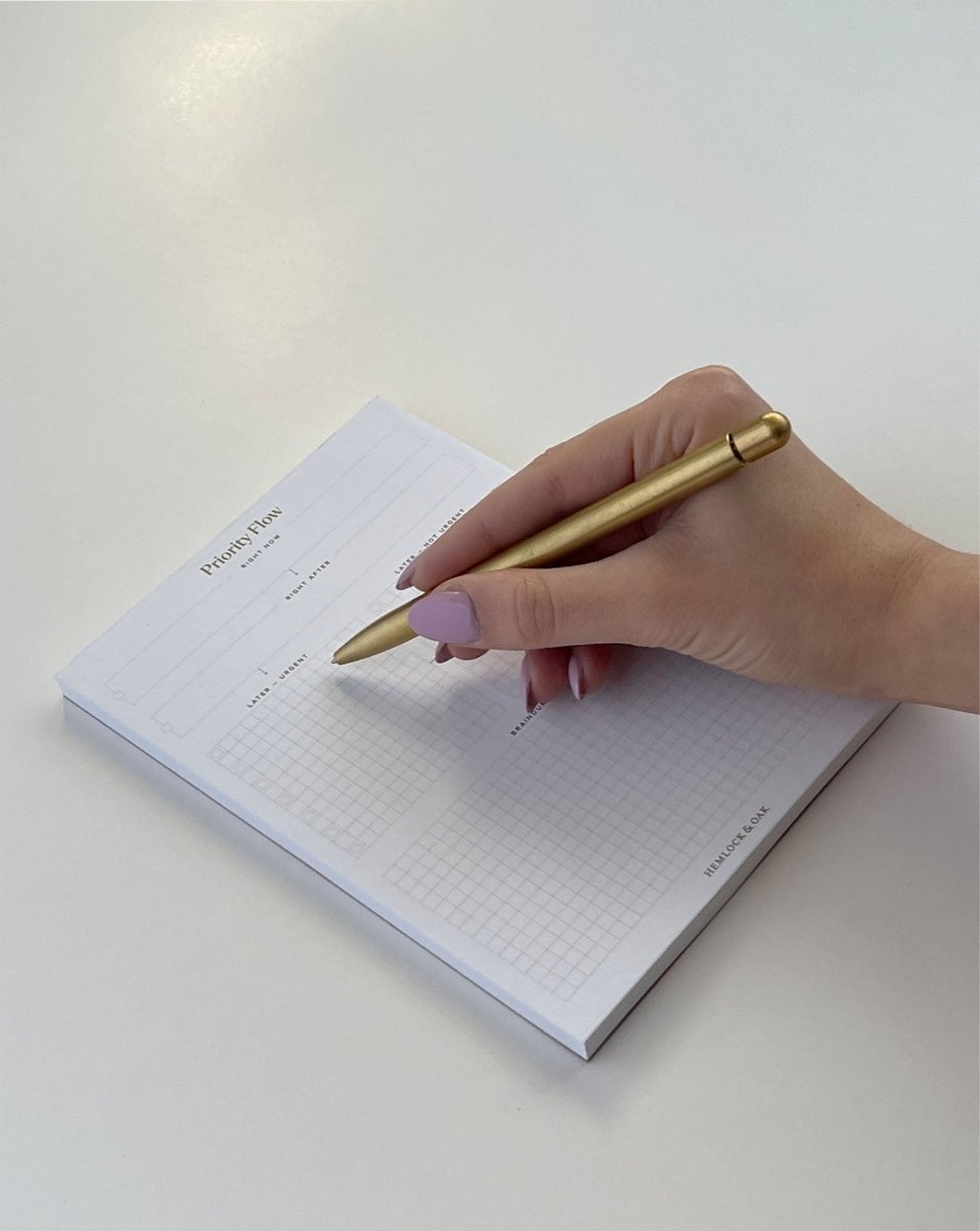 Priority Flow Notepad - detail view #color_