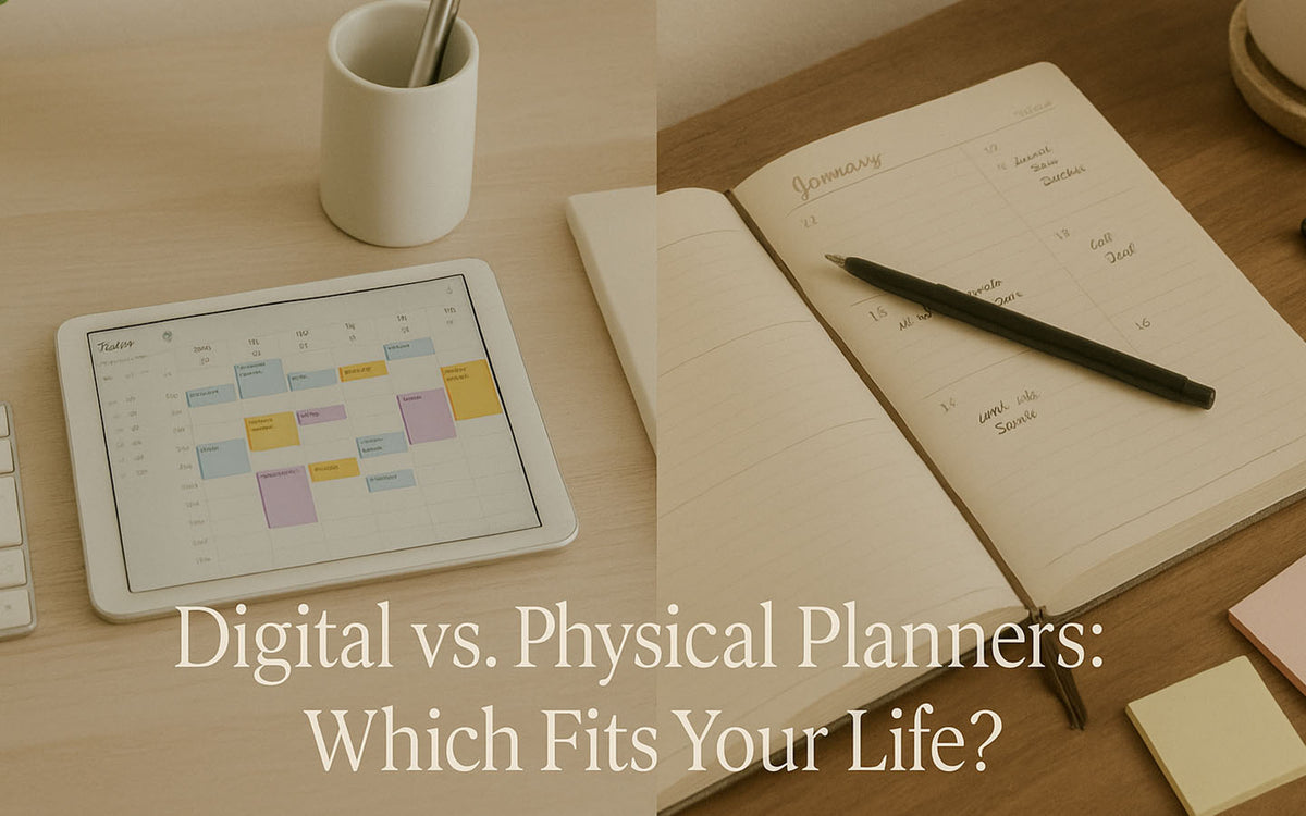 Digital  VS Physical Planner Comparison