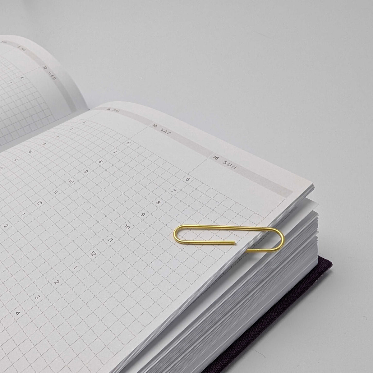 Brass Paper Clips - detail view