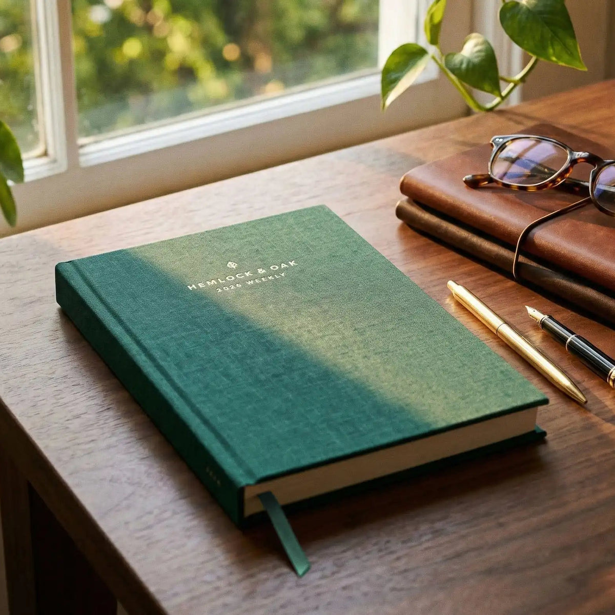 2026 Weekly Planner (Hardcover) in Forest #color_forest