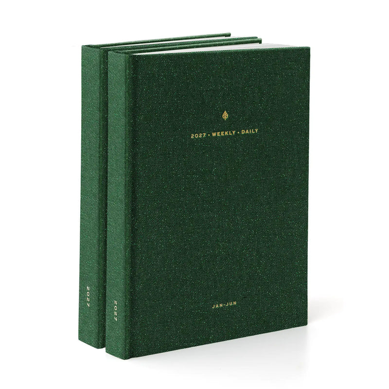 2027 Minimalist Daily Duo (Hardcover, Heritage 120gsm) in Mystic Forest #color_mystic forest