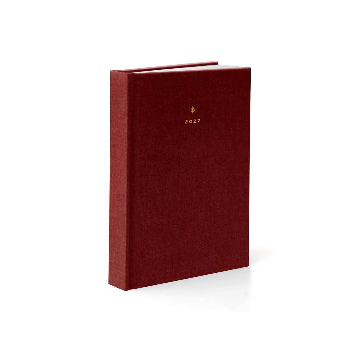 2027 A6 Daily Planner (Hardcover, 70gsm) in Scarlet Oak #color_scarlet oak