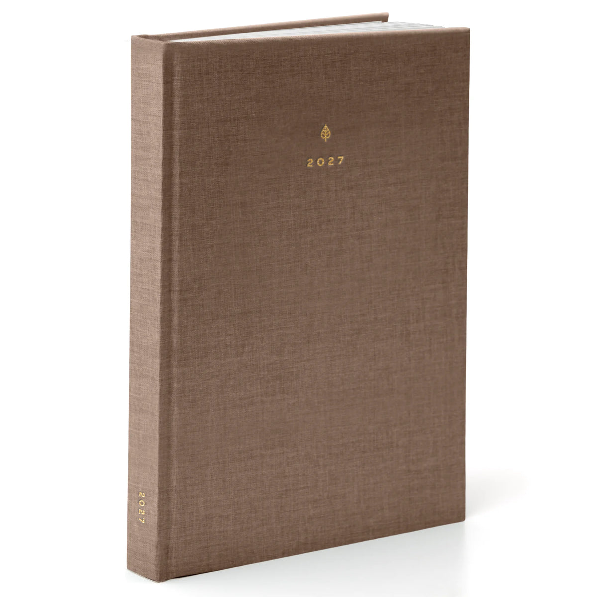 2027 B5 Minimalist Vertical Planner (Hardcover, Heritage 120gsm) in Fawn #color_fawn
